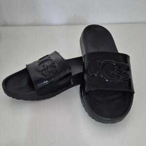 UGG Black Slide Slippers,Sz 9